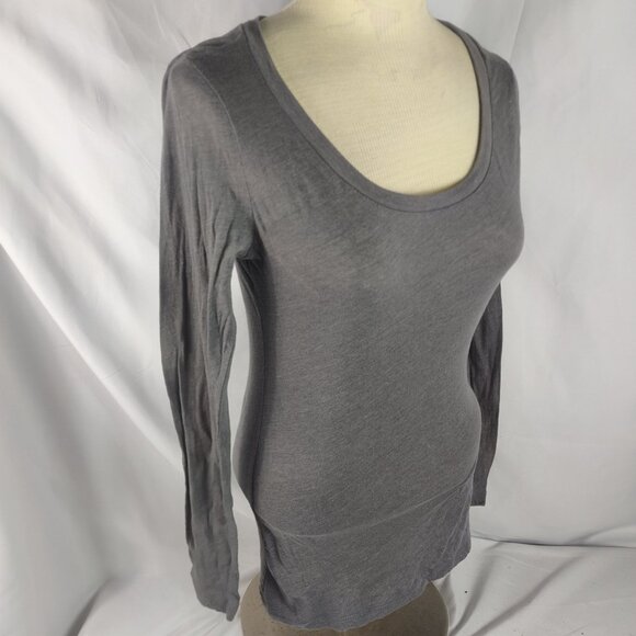 Threads 4 Thought Womens Gray Long Sleeve T-Shirt Size Large - Picture 3 of 5